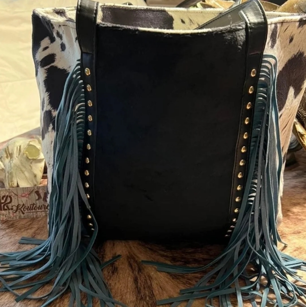 Cow Print Tote